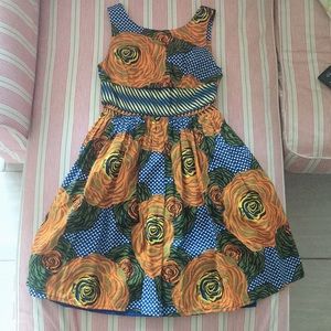 Anthropologie floral dress